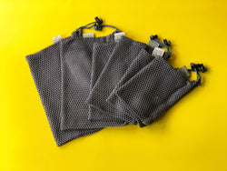 Grey Mesh Bag