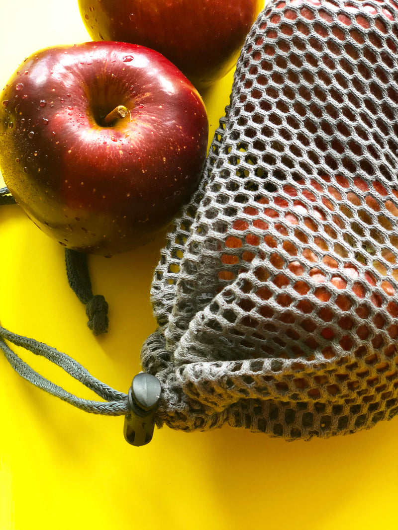 Grey Mesh Bag